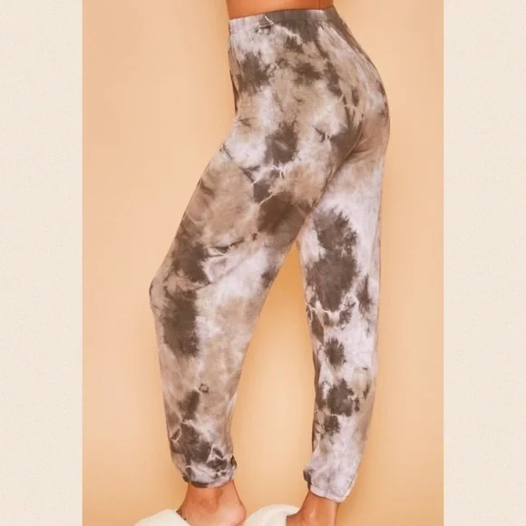 Charcoal/brown Baby French Terry Sweatpants - Picture 7 of 15